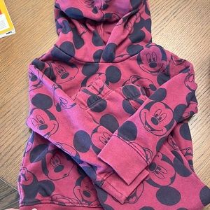 Gap Mickey Mouse Sweat suit Purple